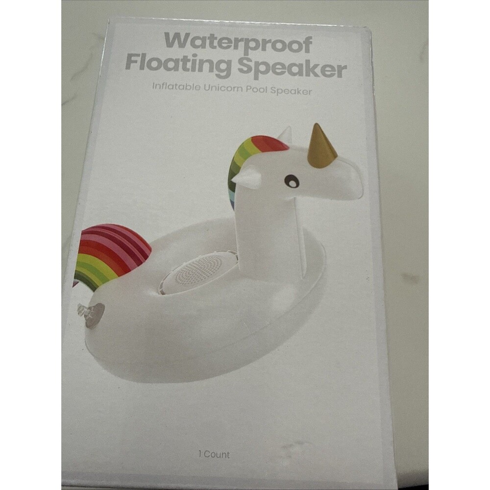Brand New - Inflatable Unicorn Waterproof Floating Bluetooth Speaker